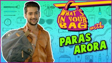 PARAS ARORA aka VIVAAN Handbag SECRET REVEALED | Udann Sapnon Ki | What's in your bag | TellyMasala