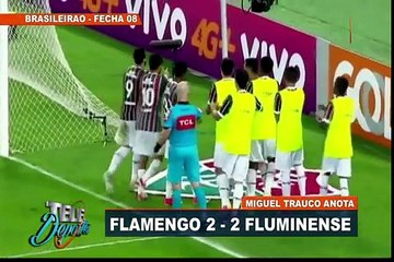 Flamengo iguala 2-2 ante Fluminense por octava fecha del Brasileirao