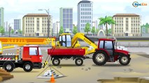 Súper Tractor con Remolque Para Niños - Carros de Construcción infantiles