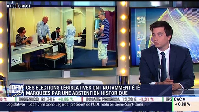 Abstention historique lors des élections législatives françaises - 19/06