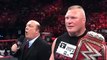 Brock Lesnar brawls with Samoa Joe  Raw, June 12, 2017