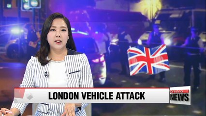 One dead, several injured as van driven through crowd outside London mosque