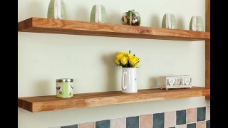 Wood Shelves - Natural Wood Shelves Floating