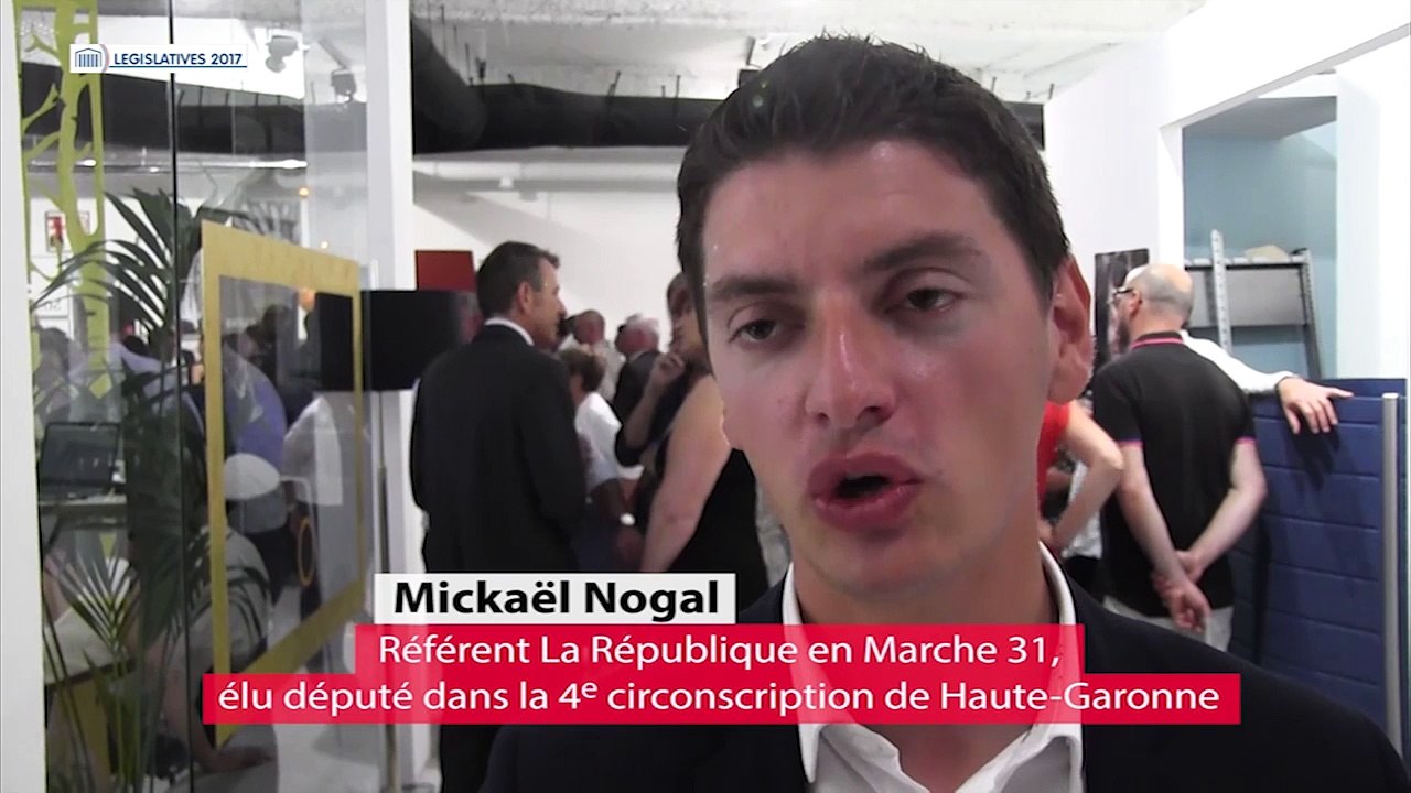 Mickaël Nogal, élu député sur la 4e circonscription de Haute-Garonne