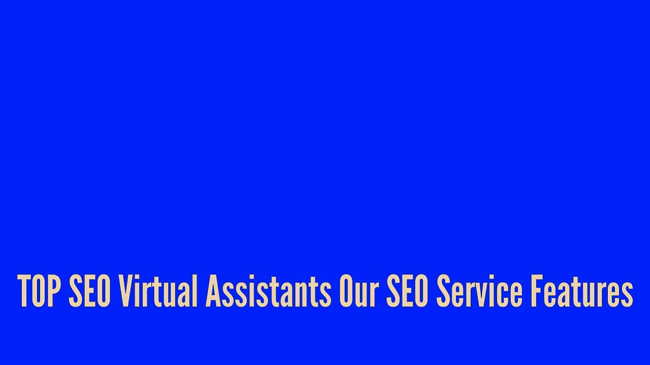 TOP SEO Virtual Assistants Our SEO Service Features