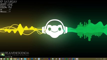 Overwatch: My Lucio Rainmeter Desktop