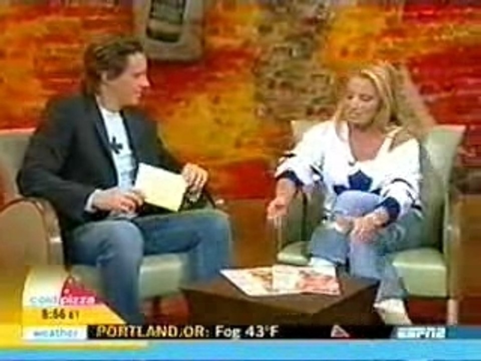 Trish Stratus on Cold Pizza - 12/15/04