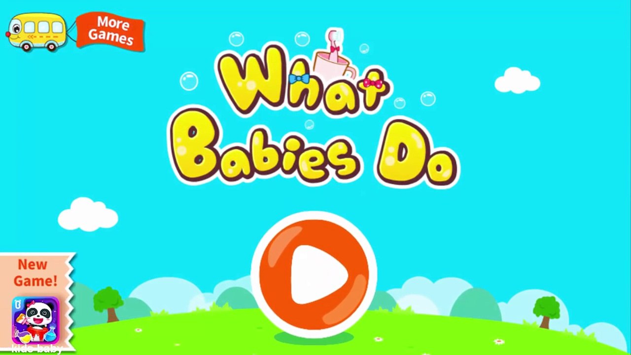 Baby Pandas Daily Life - Learn what babies do - Babybus kids games