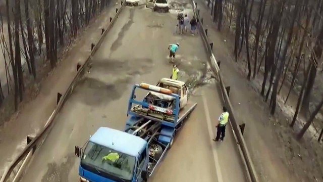 Les images atroces de l'incendie au Portugal