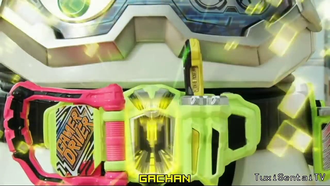 Kamen Rider Ex-Aid 'Tricks'- Kamen Rider Lazer - All Henshin-Level Up-Fight-Finisher
