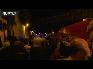 Van attacks pedestrians near Finsbury Park Mosque in N. London, leaving at least 1 dead, 10 injured