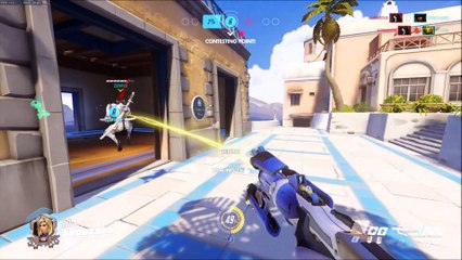 Overwatch: TIL you can still put Symmetra's turrets on basketballs and use them as deathballs
