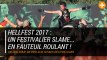 Hellfest 2017 : un festivalier slame… en fauteuil roulant !