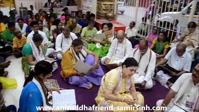 Aniruddha Bapu - Shree Rudrabhishek seva at Shree Aniruddha Gurukeshetram - 01 May 2017