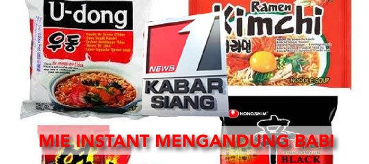 BPOM Cabut Izin Edar Mie Instan Korea Mengandung Babi