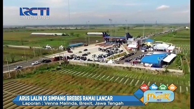 Arus Lalin di Simpang Brebes Timur Ramai Lancar