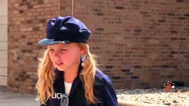 12.Little Heroes 25 - The Kid Cops, The Fire, Nerf Gun Battle and The Kids Police Car_clip8