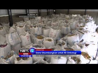 Jutaan Tutup Botol Plastik untuk Pembangunan Rumah Sakit -NET17