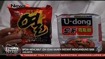 BPOM Izin Edar Ramen Instant Mengandung Babi