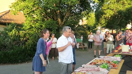 Fin de campagne pour Laura Devin, la candidate LREM battue et son remplaçant Jean-Luc Soulat, maire de Lucinges