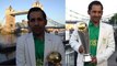 Sarfraz Ahmed Message For Pakistani Fans -- Sarfraz Ahmed  Poses with Trophy