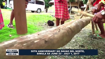 50th Anniversary ng Davao Del Norte, simula sa June 23 - July 1, 2017