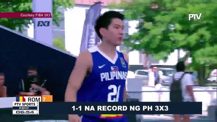 SPORTS BALITA: 1-1 record ng PH 3x3