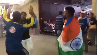 Pakistani and Indian Fans Fight at Oval England