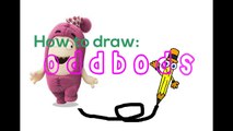 How to draw and color Oddbods Cartoon Fun Art for Kids Pogo and Newt-NIX9NEZVfKM