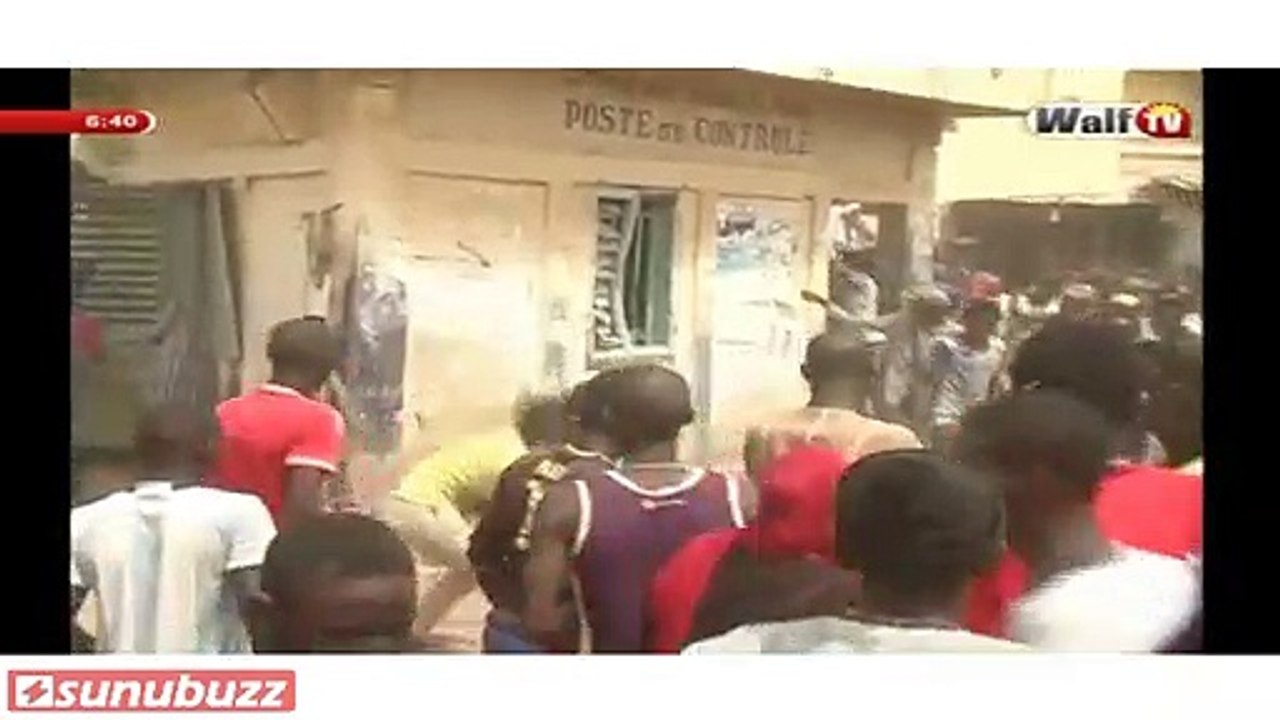 Vidéo – Emeutes à Touba les images de la violente confrontat