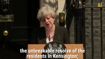 Theresa May Addresses Mosque Attack