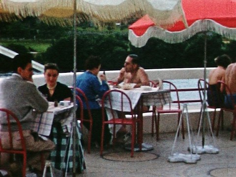 La Plage de Villennes en 1953