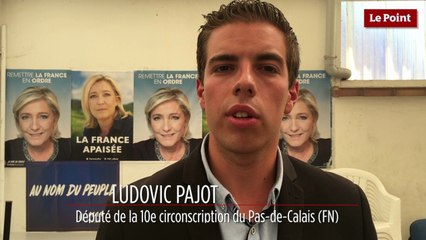 Interview de Ludovic Pajot (FN), benjamin de l'Assemblée Nationale