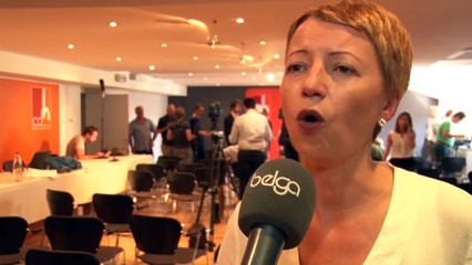 Réaction de Catherine Fonck à l'annonce du cdH qui appelle à des majorités sans le PS