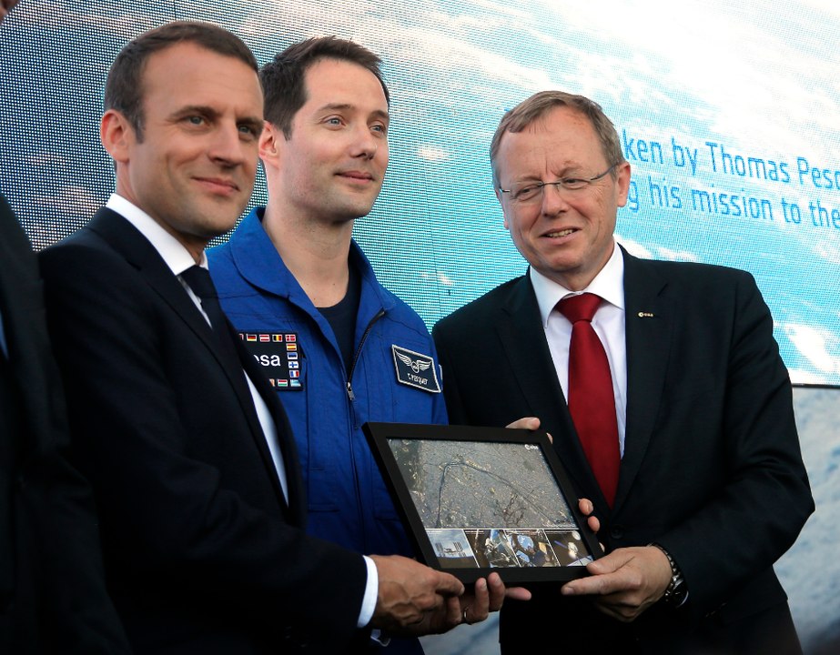 Emmanuel Macron au Salon du Bourget