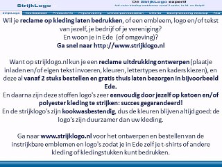 Reclame kleding bedrukken Ede