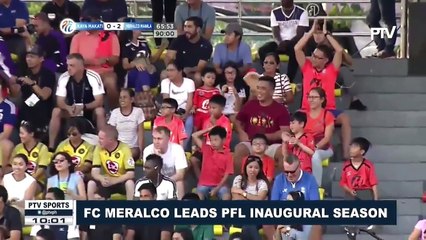 SPORTS NEWS: FC Meralco leads PFL Inaugural season
