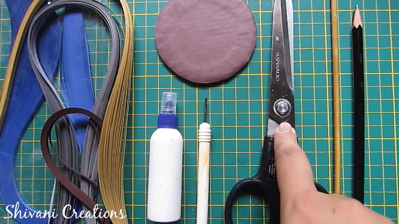 Part one: Quilling Tricycle with Basket/ Quilled Cycle/ DIY Paper Cycle