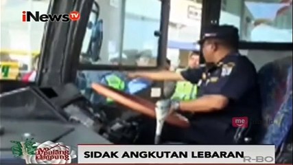 Sidak Angkutan Lebaran di Terminal Pulogebang