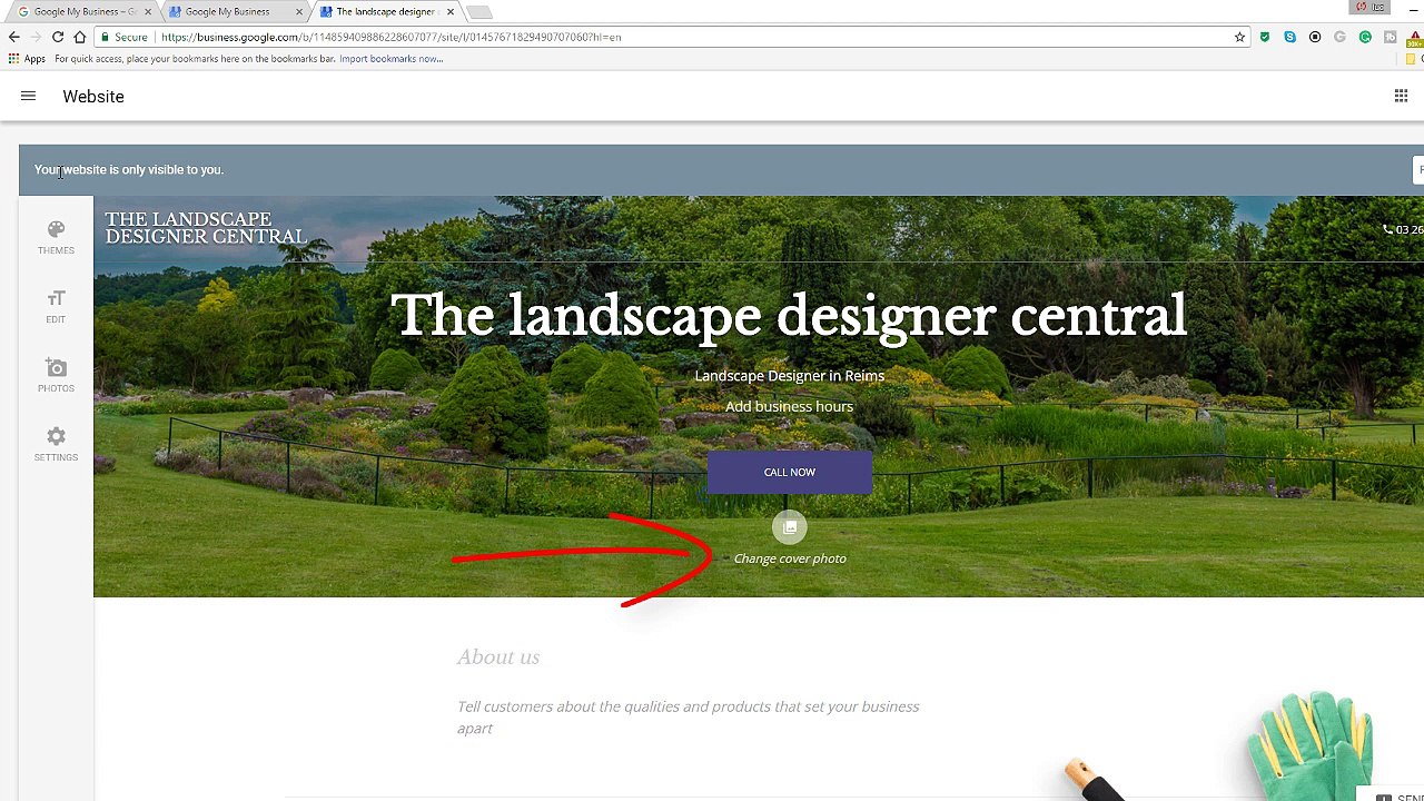Google website builder - Build a web page for your local business in 5 mins