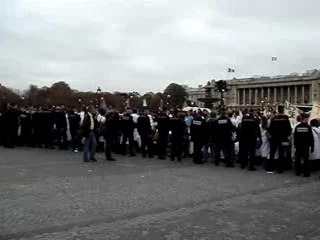 GREVE INTERNES PARISIENS - PLACE DE LA CONCORDE 17/10/07
