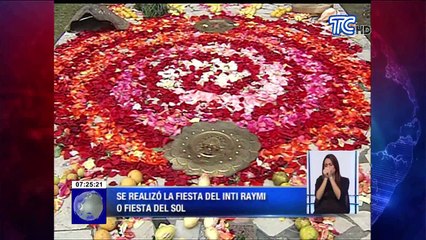 Se realizó la fiesta del Inti Raymi o Fiesta del Sol