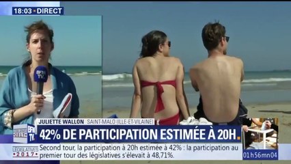 Quand des touristes font des galipettes en direct sur BFM TV