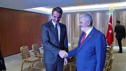 Başbakan Yıldırım, Yeni Demokrasi'nin Lideri Miçotakis'i Kabul Etti