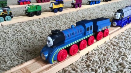 Thomas Wooden Railway Collection! Big Thomas the Tank Engine collection!