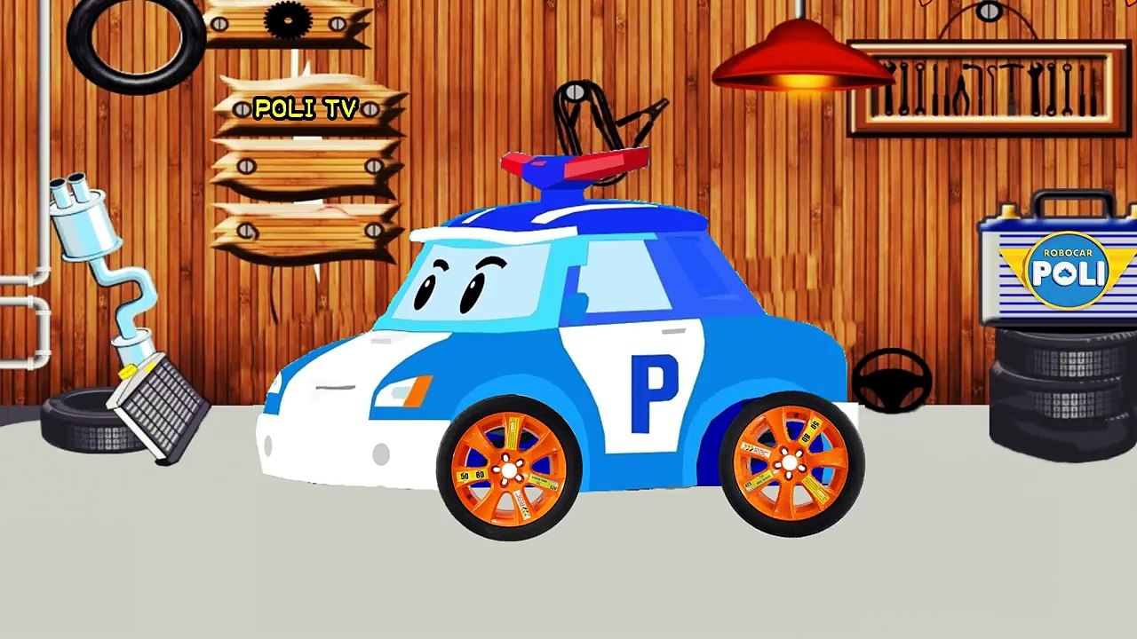 Police Car. Car Garage. Repair Cars. Vehicles for kids