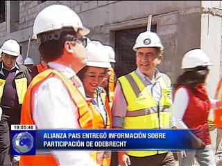 Alianza País entregó información sobre participación de Odebrecht