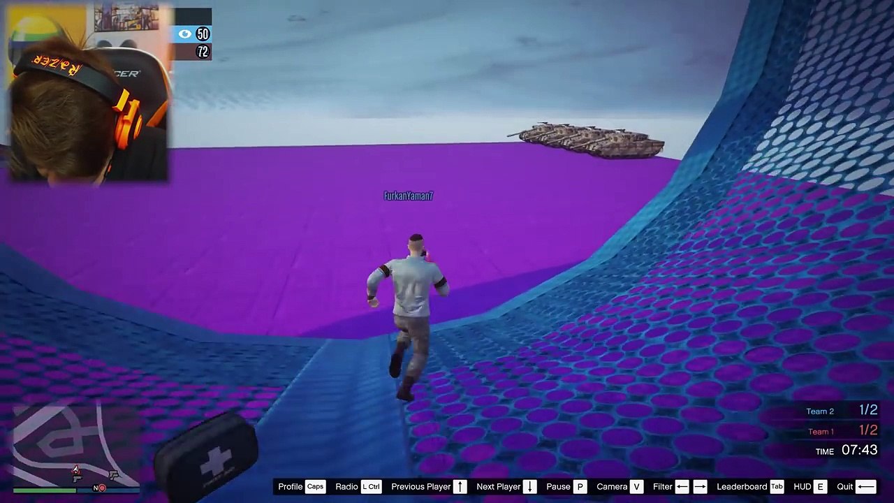 PARKURU İLK BİTİR SİLAHI KAP 2 ! GTA 5 Online (FurkanYamanHD,Sesegel,Umidi)