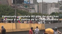 Venezuela completa 80 días de marchas