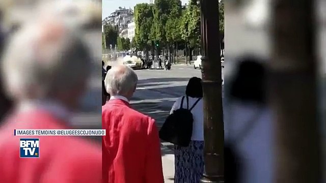 Attentat raté aux Champs-Élysées: les images des gendarmes qui extirpent le terroriste diffusées!
